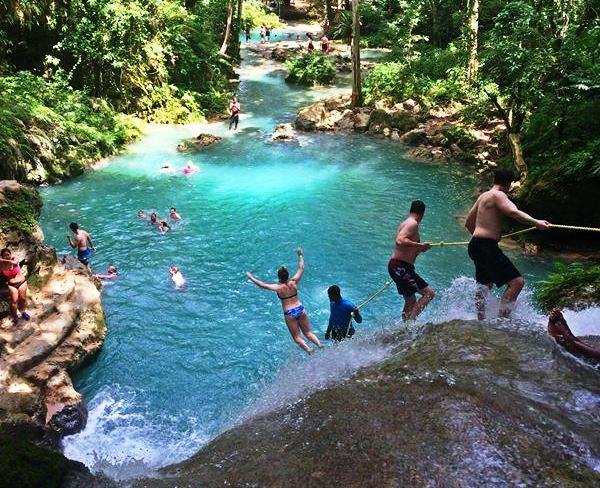 Blue Hole Secret Falls Jamaica
